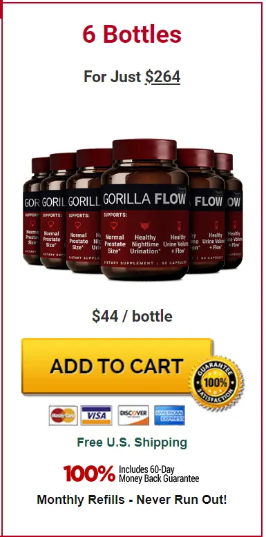 gorilla flow six bottles pack